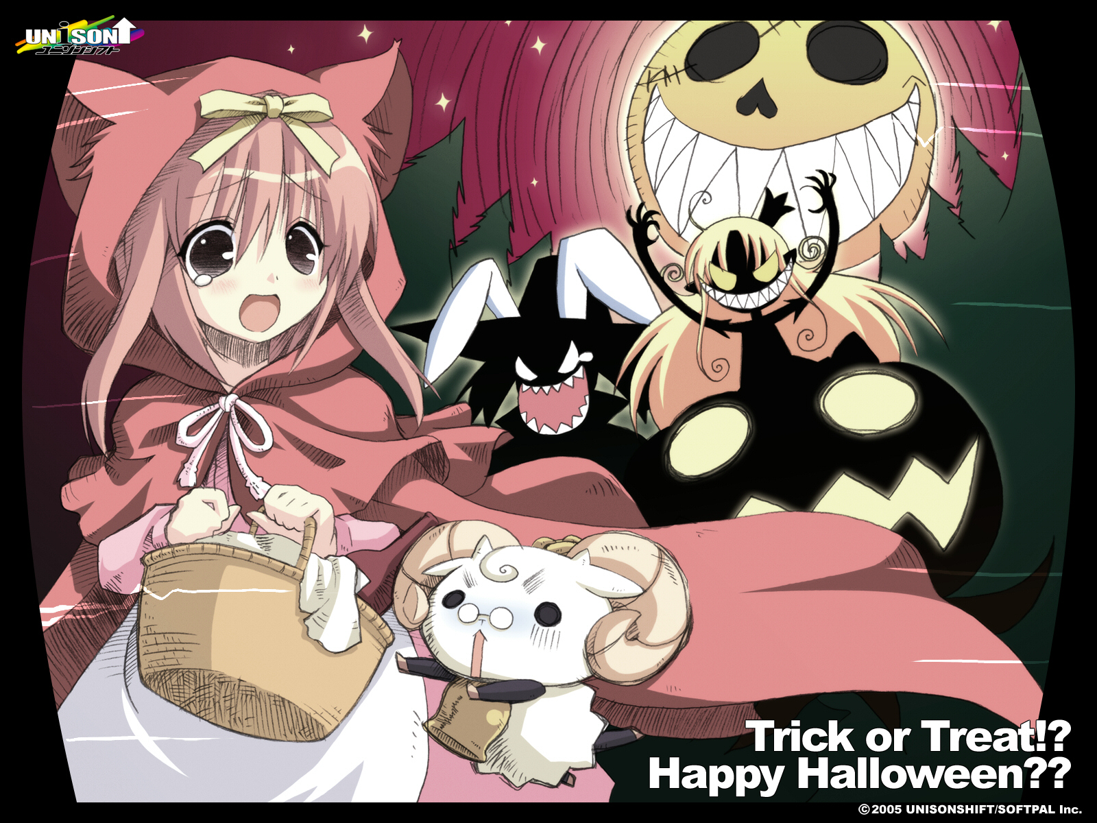 akihime_sumomo, cosplay, crossover, halloween, little_red_riding_hood, melissa_seraphy, nanatsuiro_drops, wagamama_capriccio