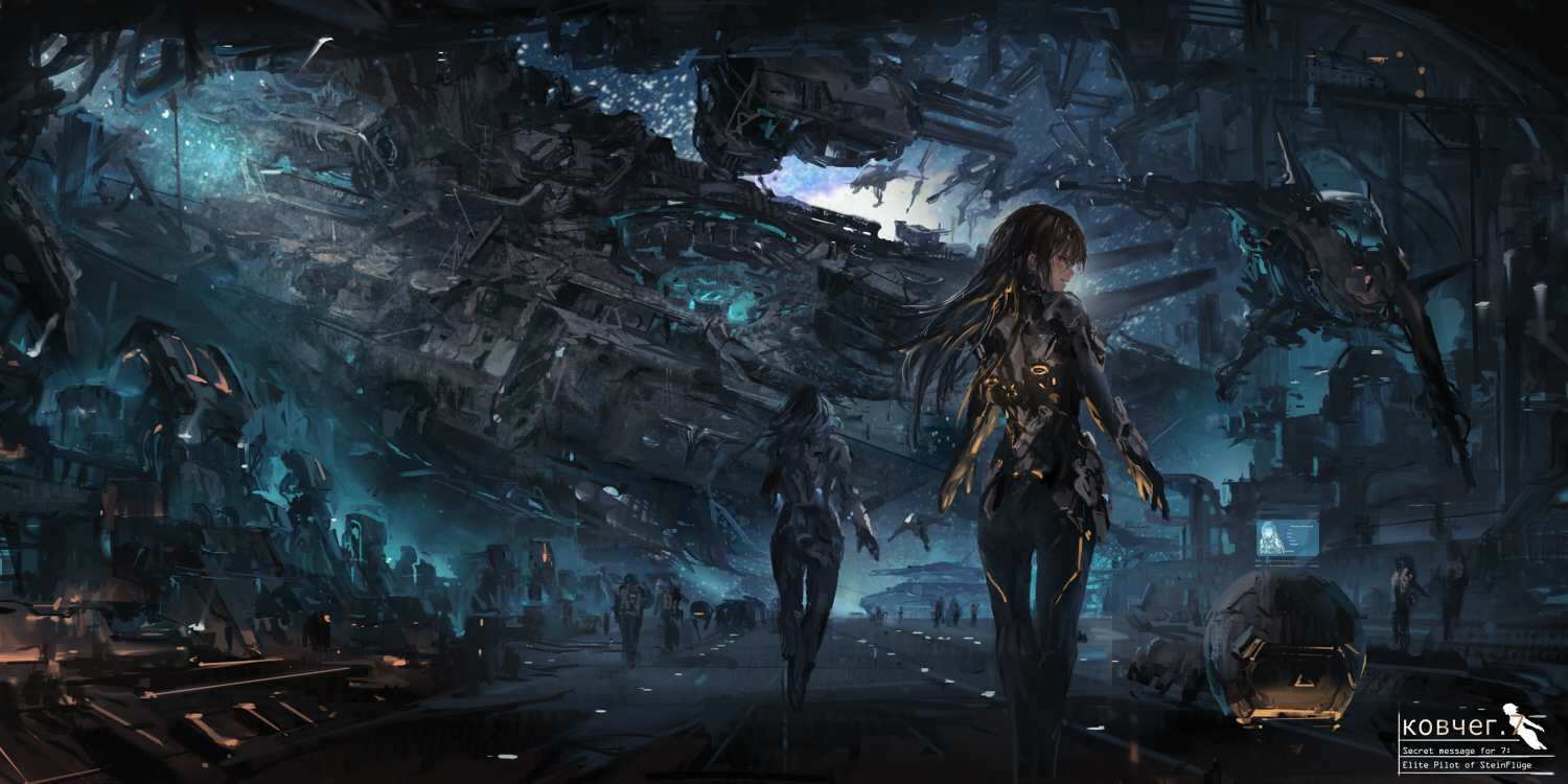 aircraft, black_hair, blue, bodysuit, long_hair, original, stu_dts