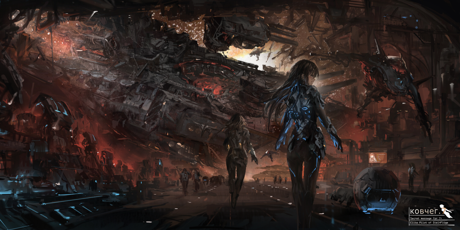 aircraft, black_hair, bodysuit, long_hair, original, red, stu_dts