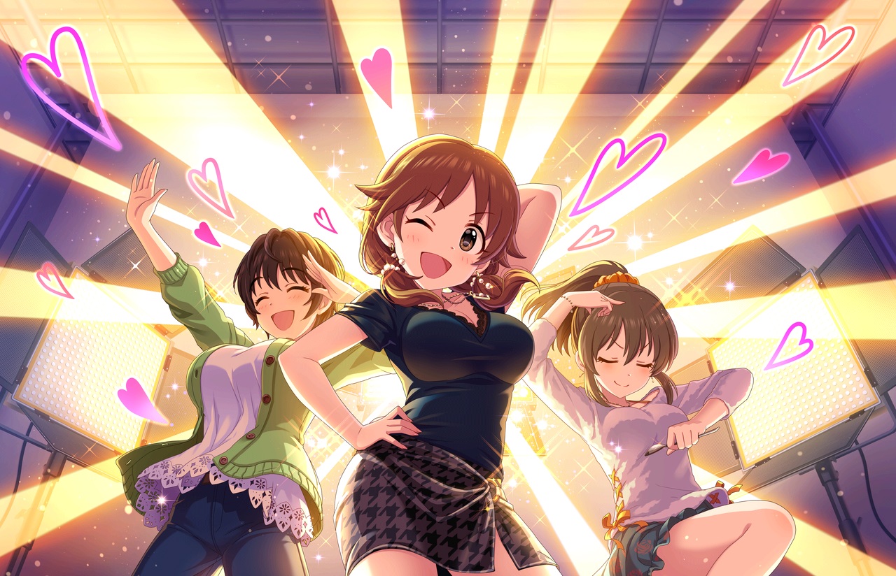 annin_doufu, blush, breasts, brown_eyes, brown_hair, hori_yuuko, idolmaster, idolmaster_cinderella_girls