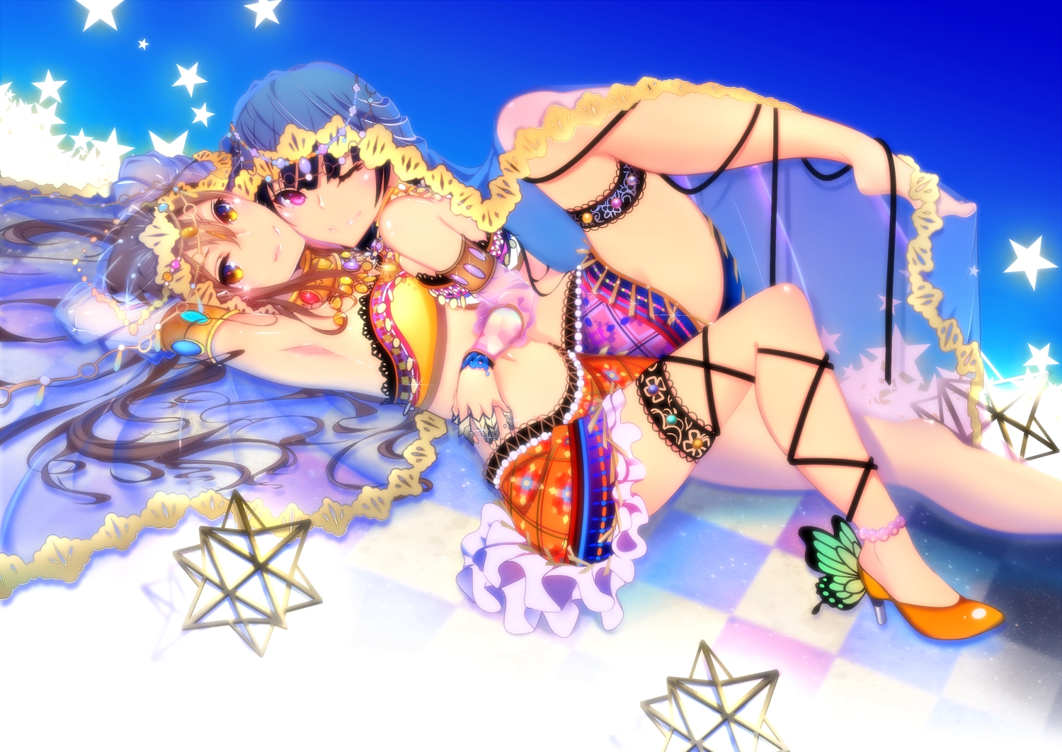 furisode_(pixilvina), kunikida_hanamaru, love_live!_school_idol_project, love_live!_sunshine!!, tsushima_yoshiko
