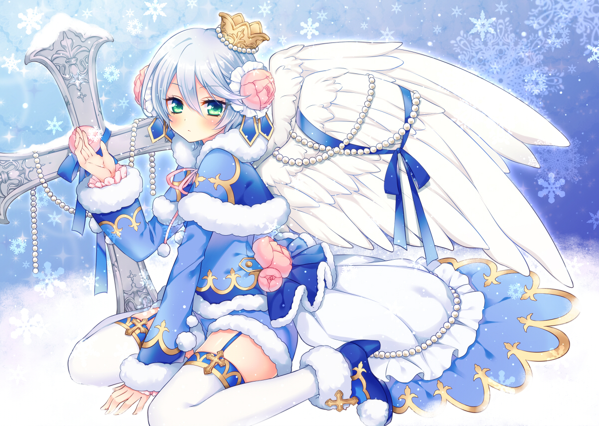 blush, cape, crown, garter, gray_hair, green_eyes, mitsuba_choco, pripara, ribbons, shikyouin_hibiki, short_hair, shorts, wings