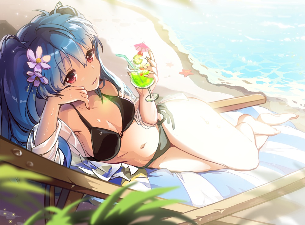 bikini, luthica_preventer, saya_(mychristian2), swimsuit, sword_girls
