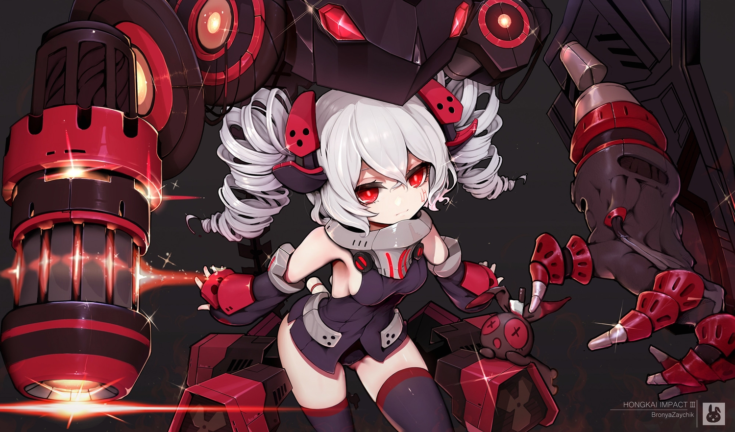 bodysuit, breasts, bronya_zaychik, gray_hair, honkai_impact, honkai_(series), kiyomasa_ren, long_hair