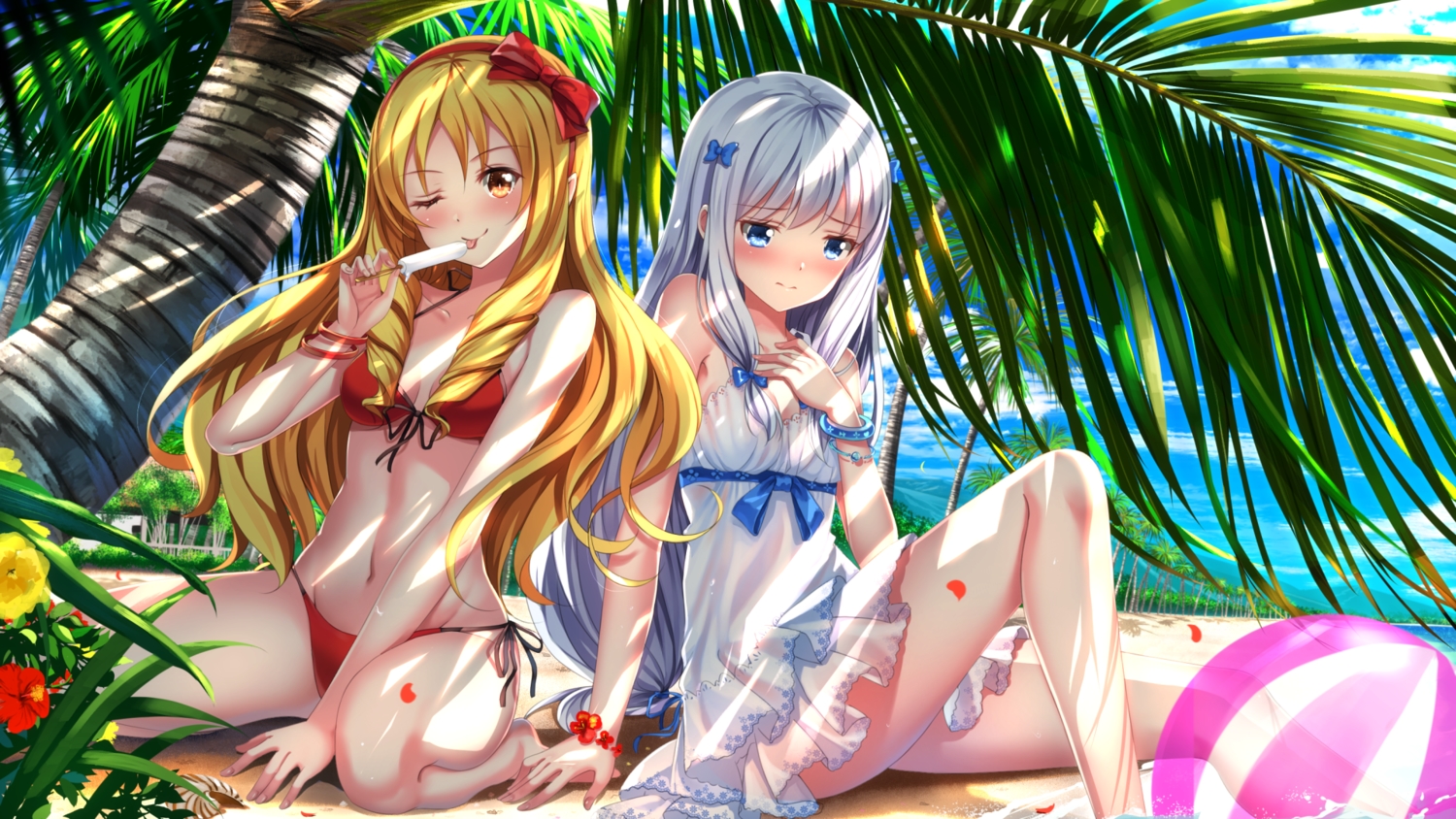 2girls, eromanga-sensei, izumi_sagiri, loli, swordsouls, yamada_elf