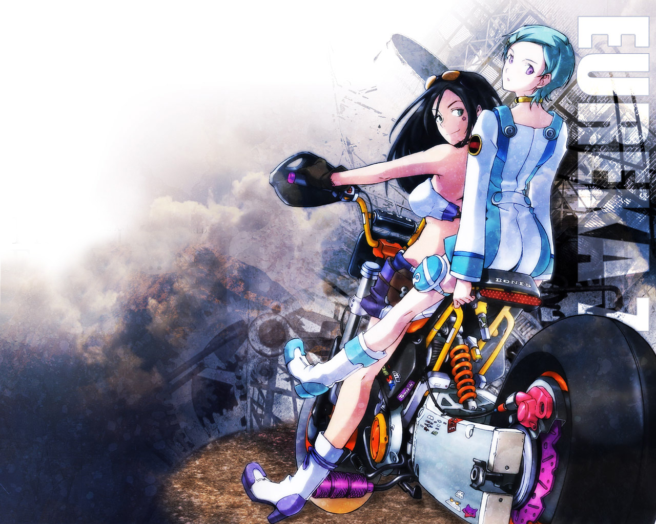 eureka, eureka_seven, motorcycle, talho_yuuki
