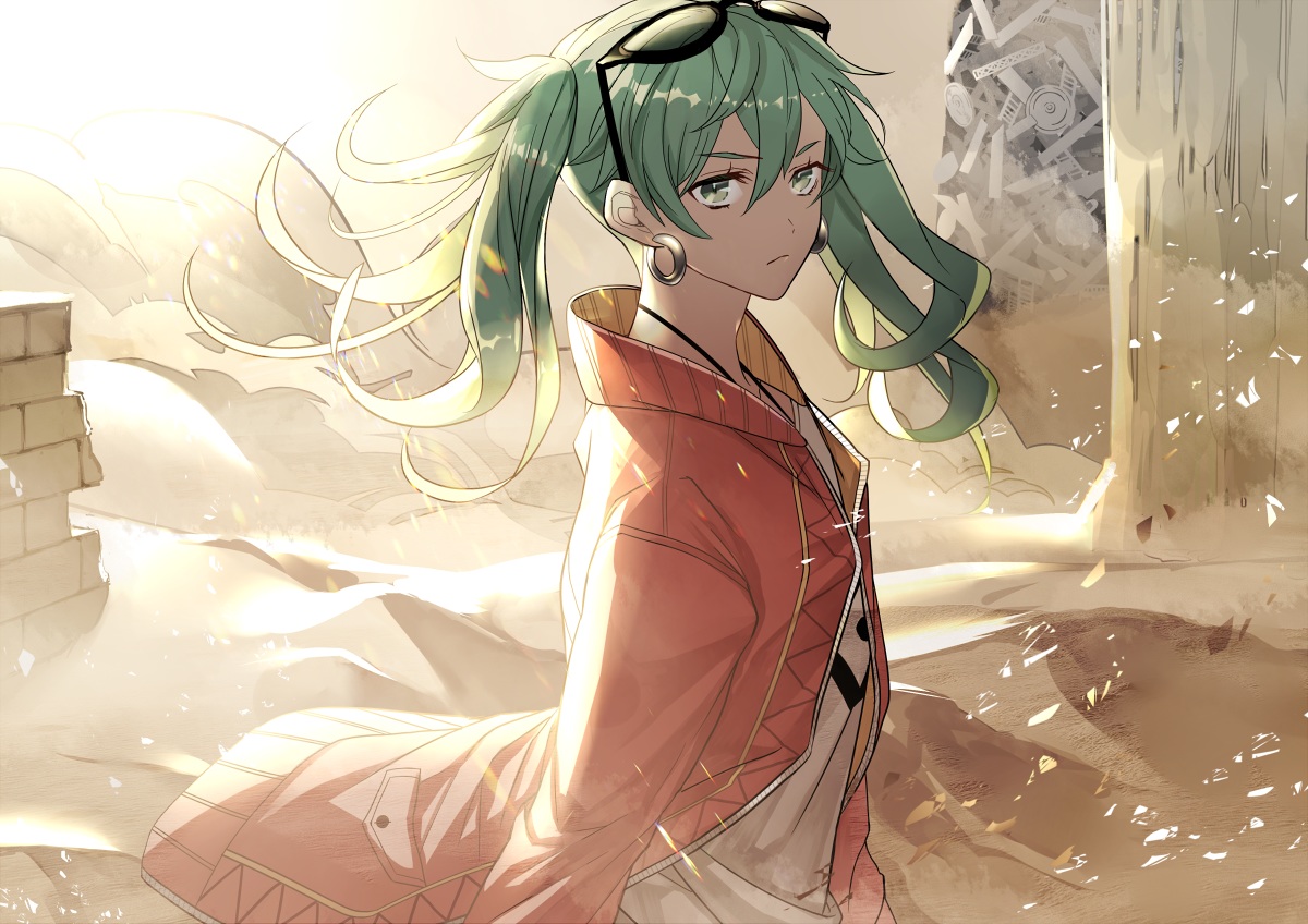 hatsune_miku, jou_(13736331), suna_no_wakusei_(vocaloid), vocaloid