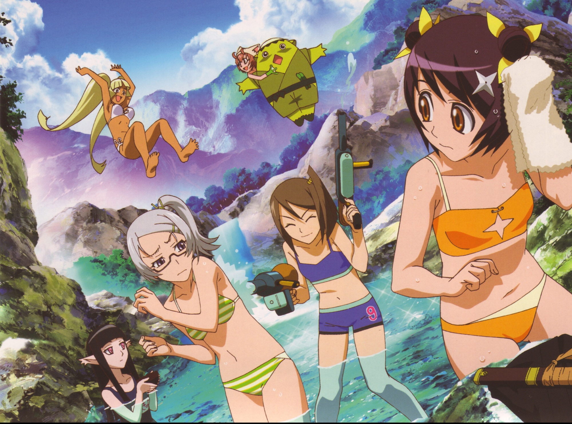 himawari, swimsuit