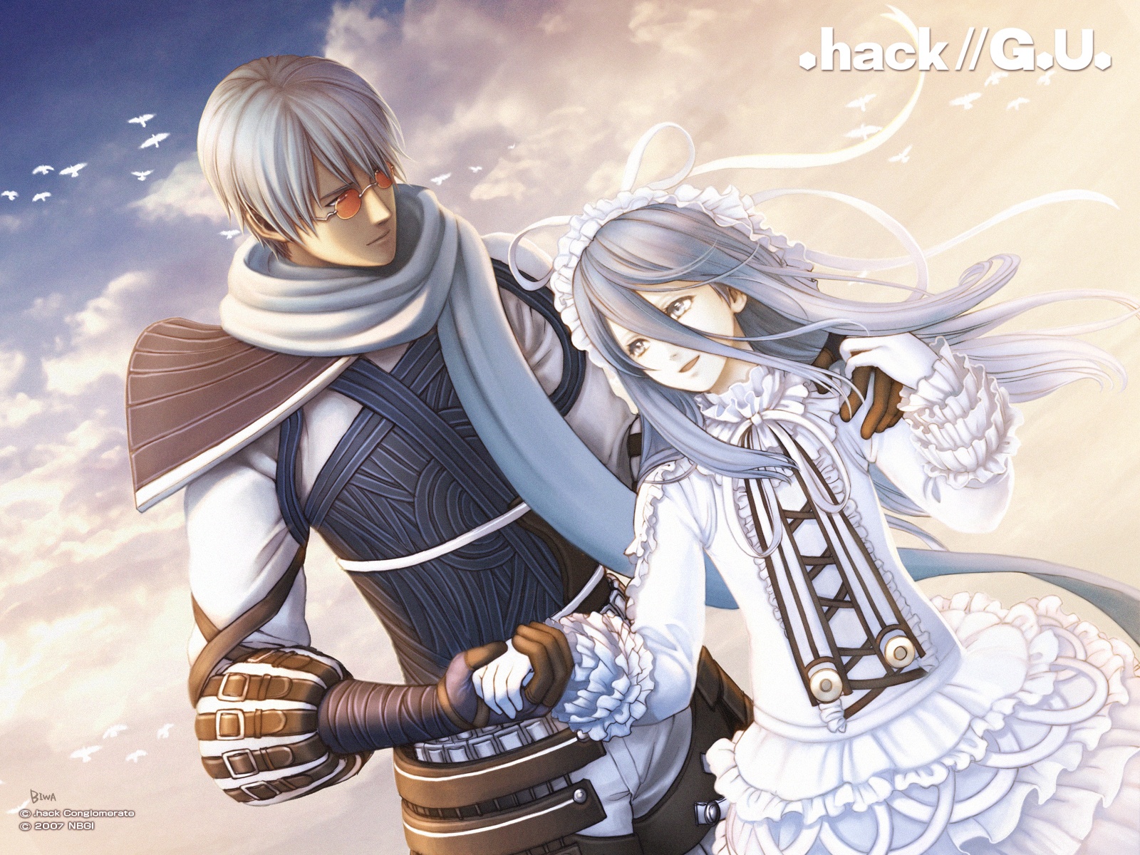 .hack//, .hack//g.u., aina_(character), biwa, ovan