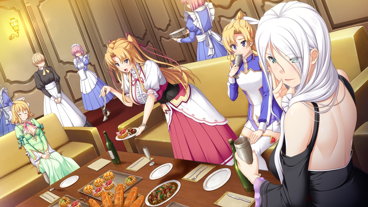 aion_yorminate, brauvel_cornetta, game_cg, leona_(ryouchi_kizoku), rose_(ryouchi_kizoku), ryouchi_kizoku, sasaki_tamaru