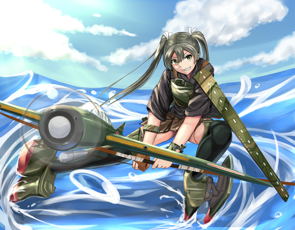 anthropomorphism, kantai_collection, nuppunuppu, zuikaku_(kancolle)