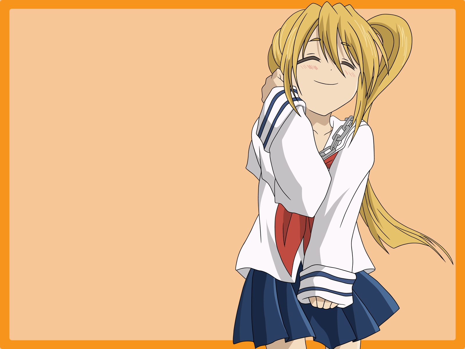 blonde_hair, chain, long_hair, miyamoto_iroha, school_uniform, sumomo_mo_momo_mo