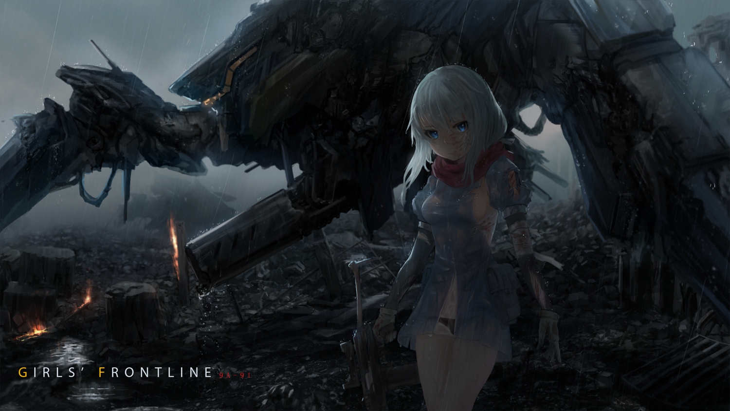 9a-91_(girls_frontline), anthropomorphism, girls_frontline, tagme_(artist)