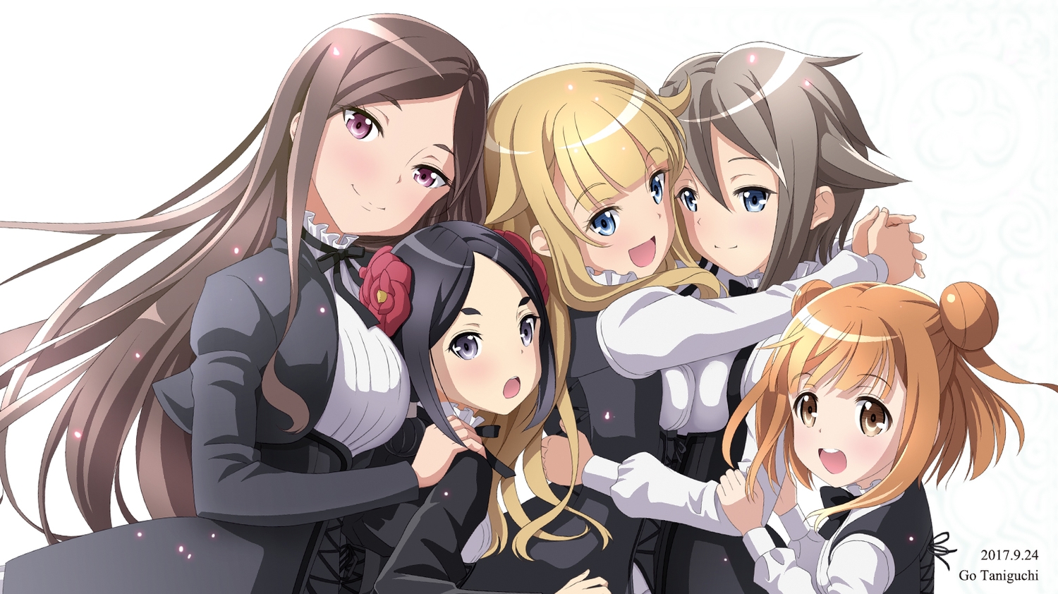 aliasing, ange_le_carré, beatrice_(princess_principal), chise_(princess_principal), dorothy_(princess_principal), group, hug, princess_(princess_principal)