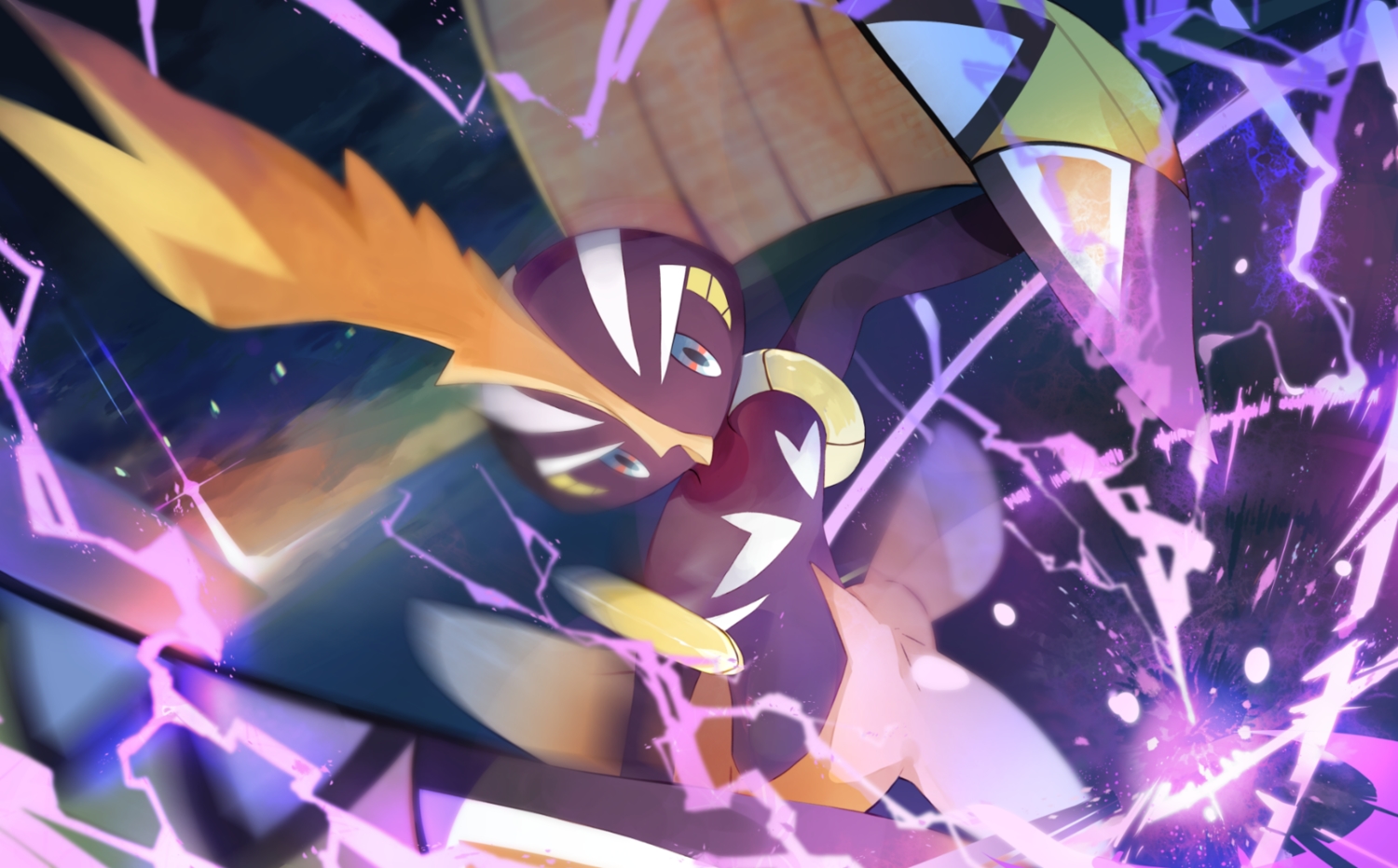 ab-ten, animal, bird, no_humans, pokemon, tapu_koko