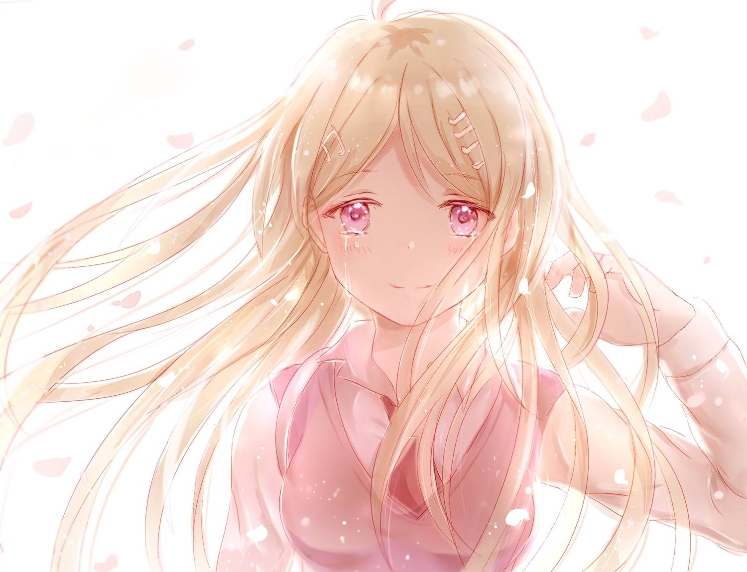 akamatsu_kaede, blonde_hair, close, dangan-ronpa, iceblue, long_hair, new_dangan-ronpa_v3, pink_eyes