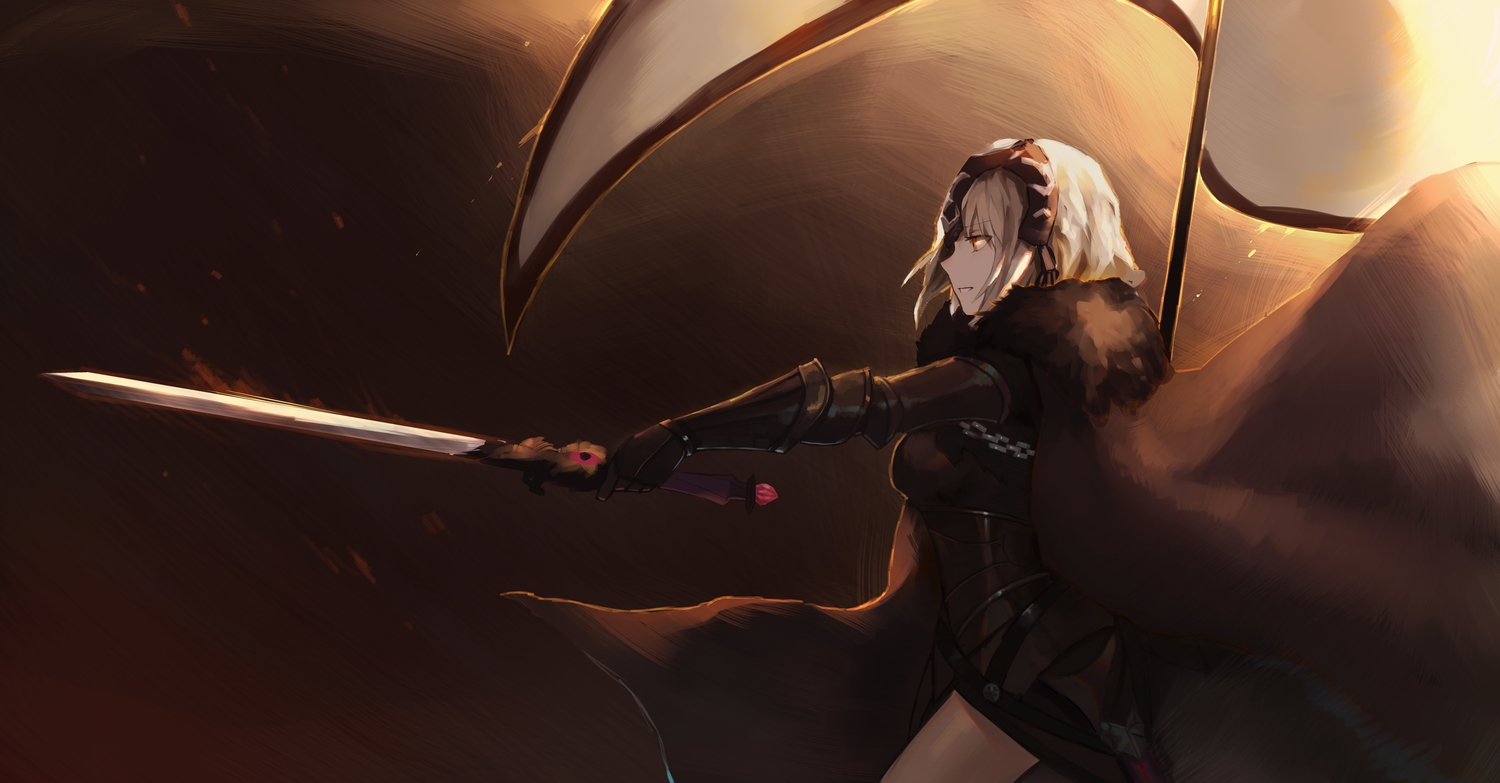 ajirui, fate/grand_order, fate_(series), jeanne_d'arc_alter, jeanne_d'arc_(fate)