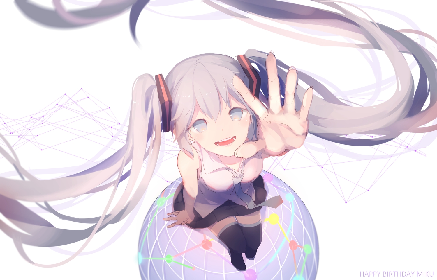 hatsune_miku, pino_ko, sketch, vocaloid