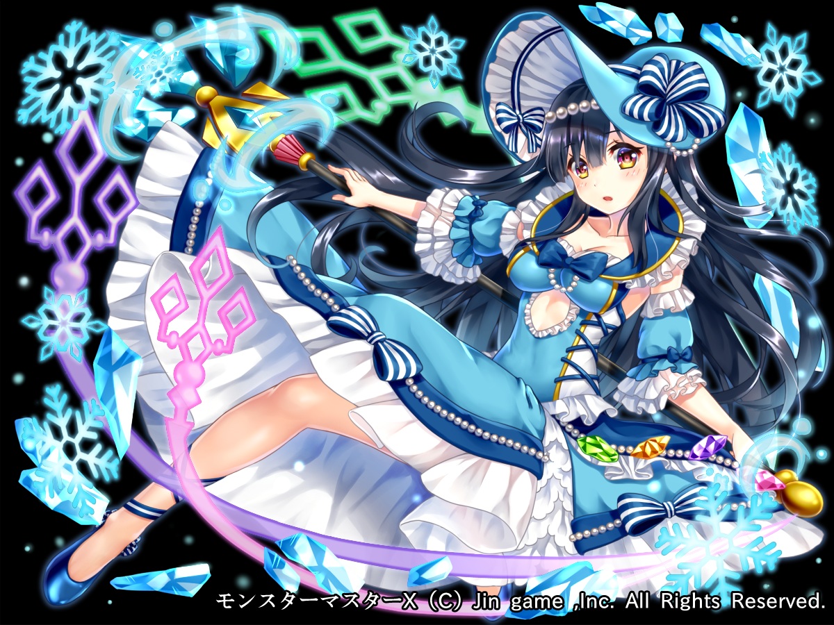 black, black_hair, blush, bow, breasts, hakudatofu, headdress, lolita_fashion