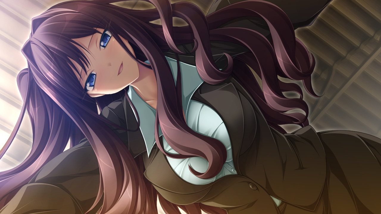 akasabi_risa, akio, aoi_tori, aqua_eyes, game_cg, long_hair, purple_software, suit