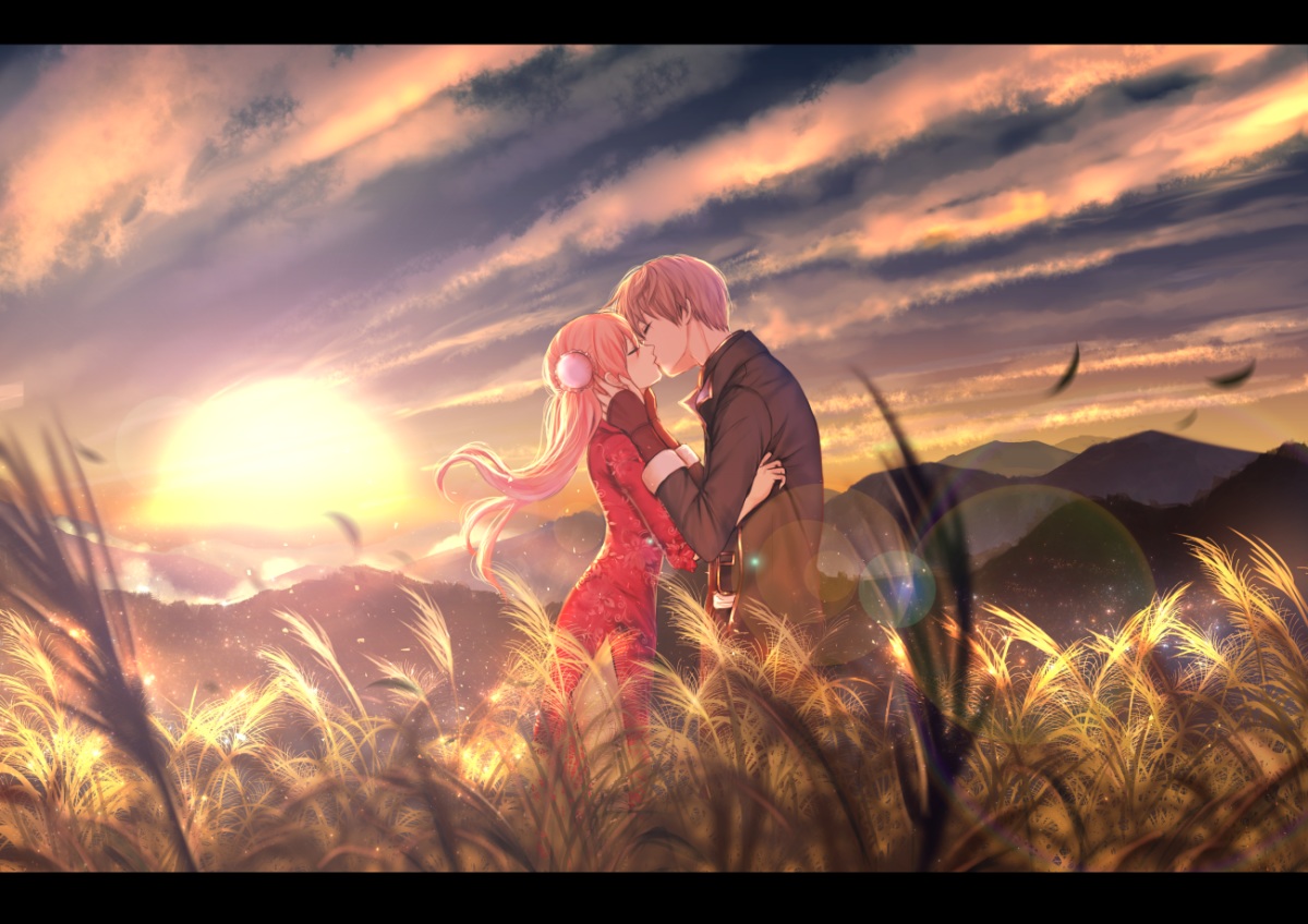blonde_hair, chinese_clothes, chinese_dress, clouds, dress, gintama, gloves, kagura_(gintama)