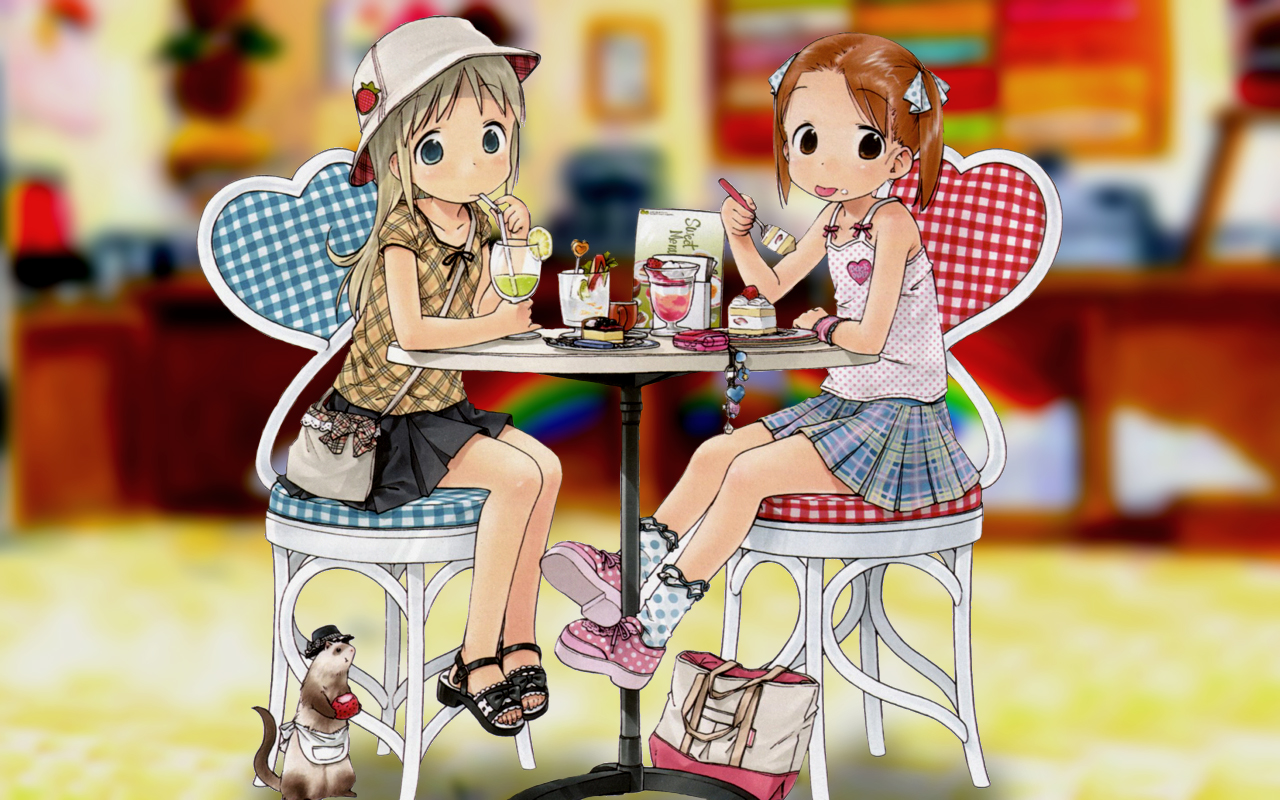 ana_coppola, animal, barasui, ferret, food, ichigo_mashimaro, john, matsuoka_miu