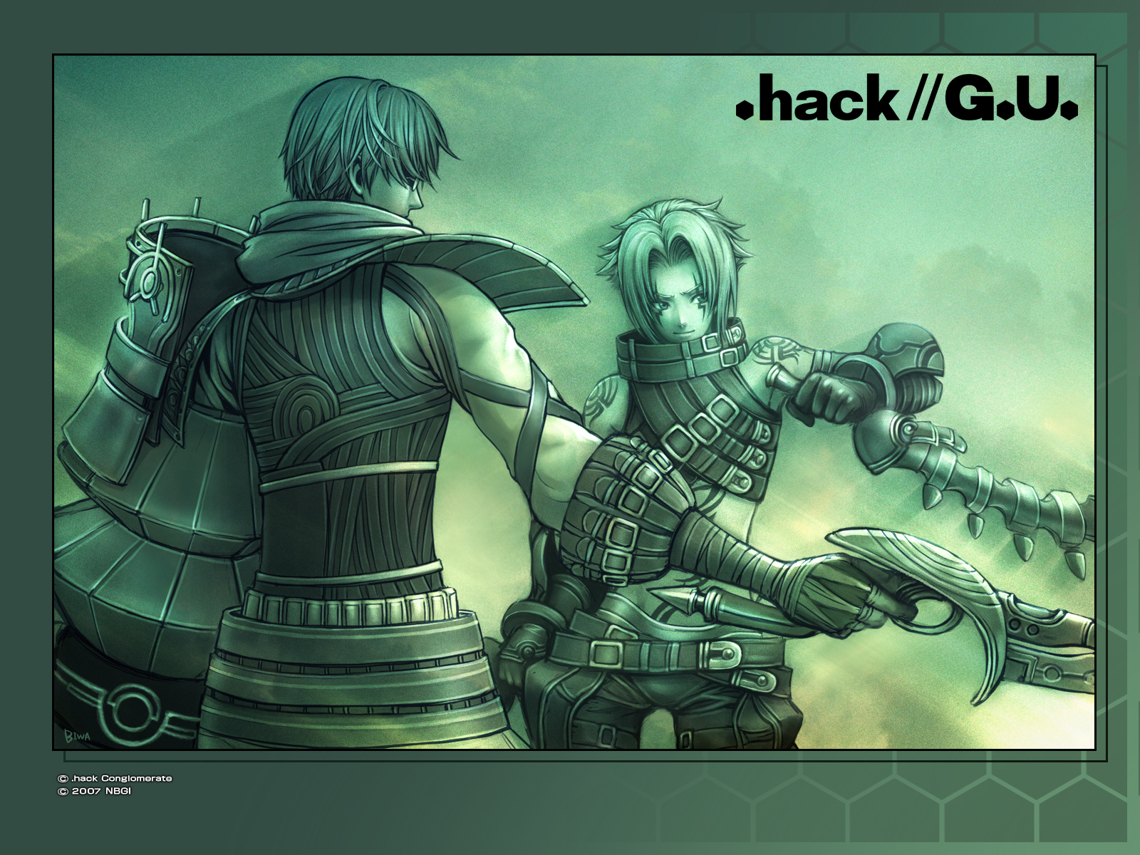 .hack//, .hack//g.u., .hack//link, .hack//roots, biwa, green, haseo, ovan
