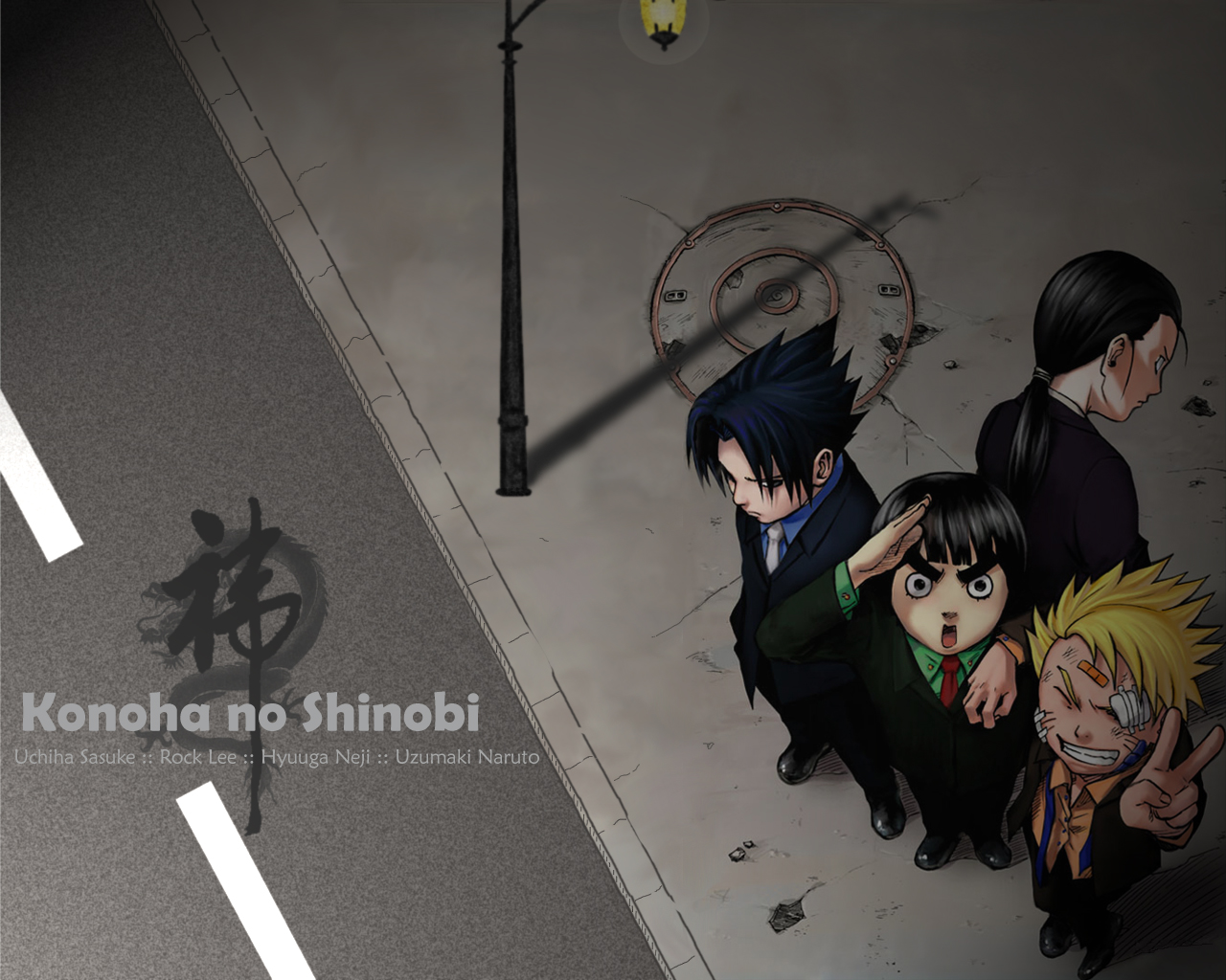all_male, hyuuga_neji, male, naruto, rock_lee, uchiha_sasuke, uzumaki_naruto