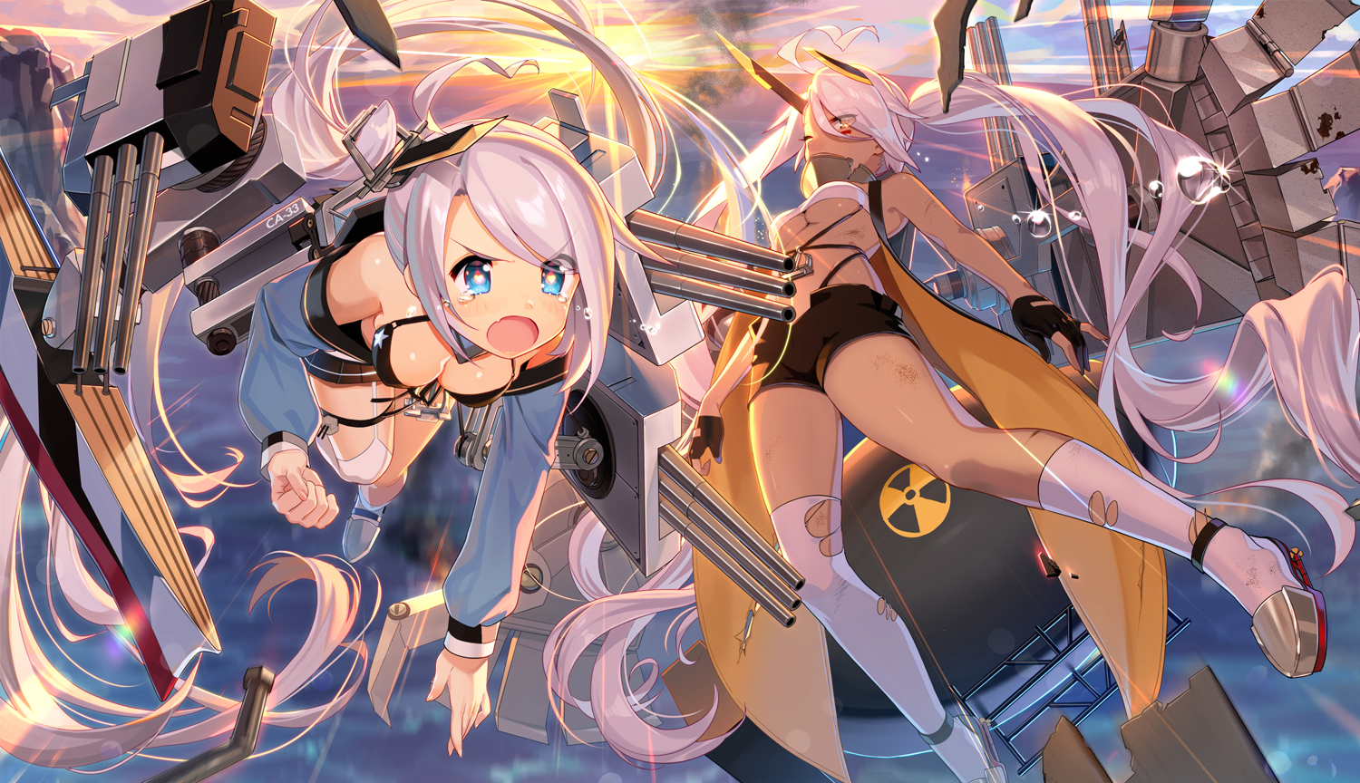 anthropomorphism, azur_lane, indianapolis_(azur_lane), portland_(azur_lane), tagme_(artist)