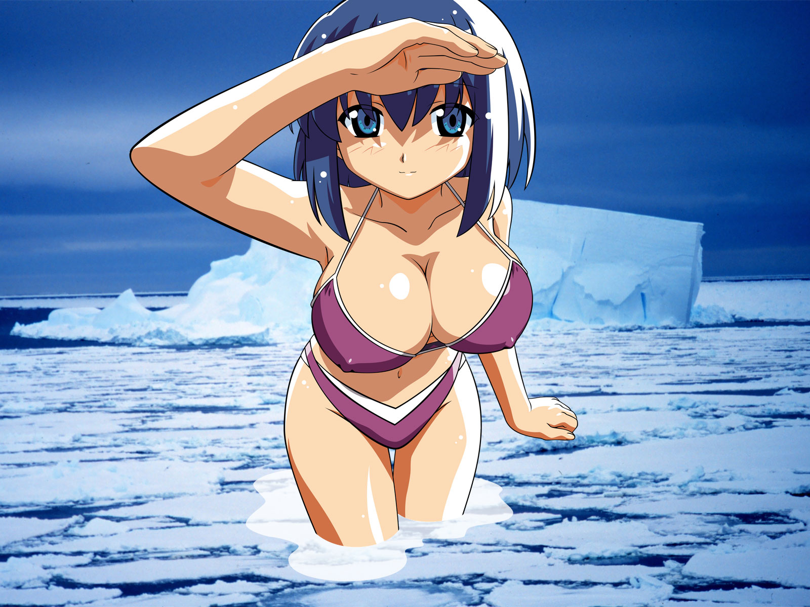 bikini, kokubunji_koyori, nurse_witch_komugi-chan, poyoyon_rokku, swimsuit
