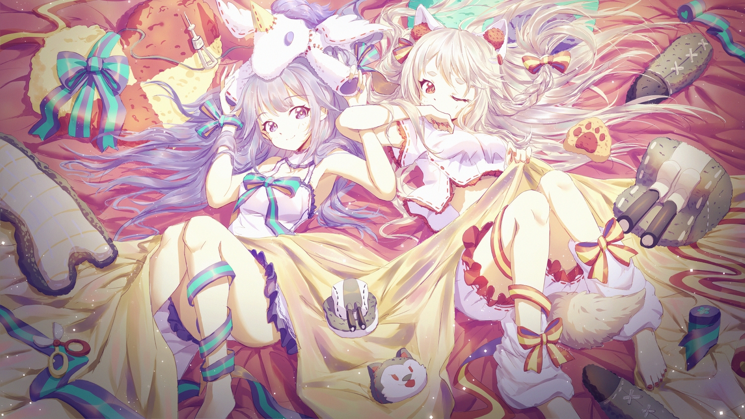 animal_ears, anthropomorphism, azur_lane, lengchan_(fu626878068), tail, unicorn_(azur_lane), yuudachi_(azur_lane)