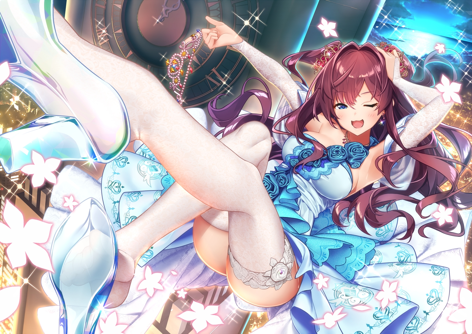 baffu, blue_eyes, blush, cat_smile, ichinose_shiki, idolmaster, idolmaster_cinderella_girls, long_hair