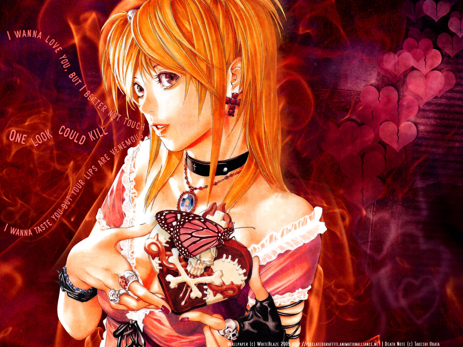 amane_misa, death_note, gothic, obata_takeshi, valentine