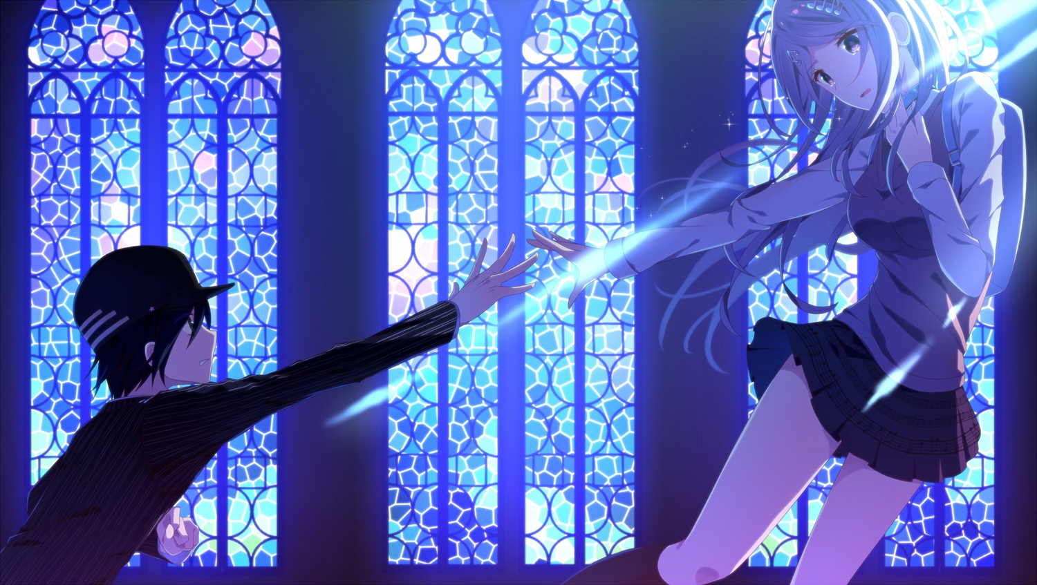 akamatsu_kaede, black_hair, dangan-ronpa, hat, long_hair, male, new_dangan-ronpa_v3, re_moyo