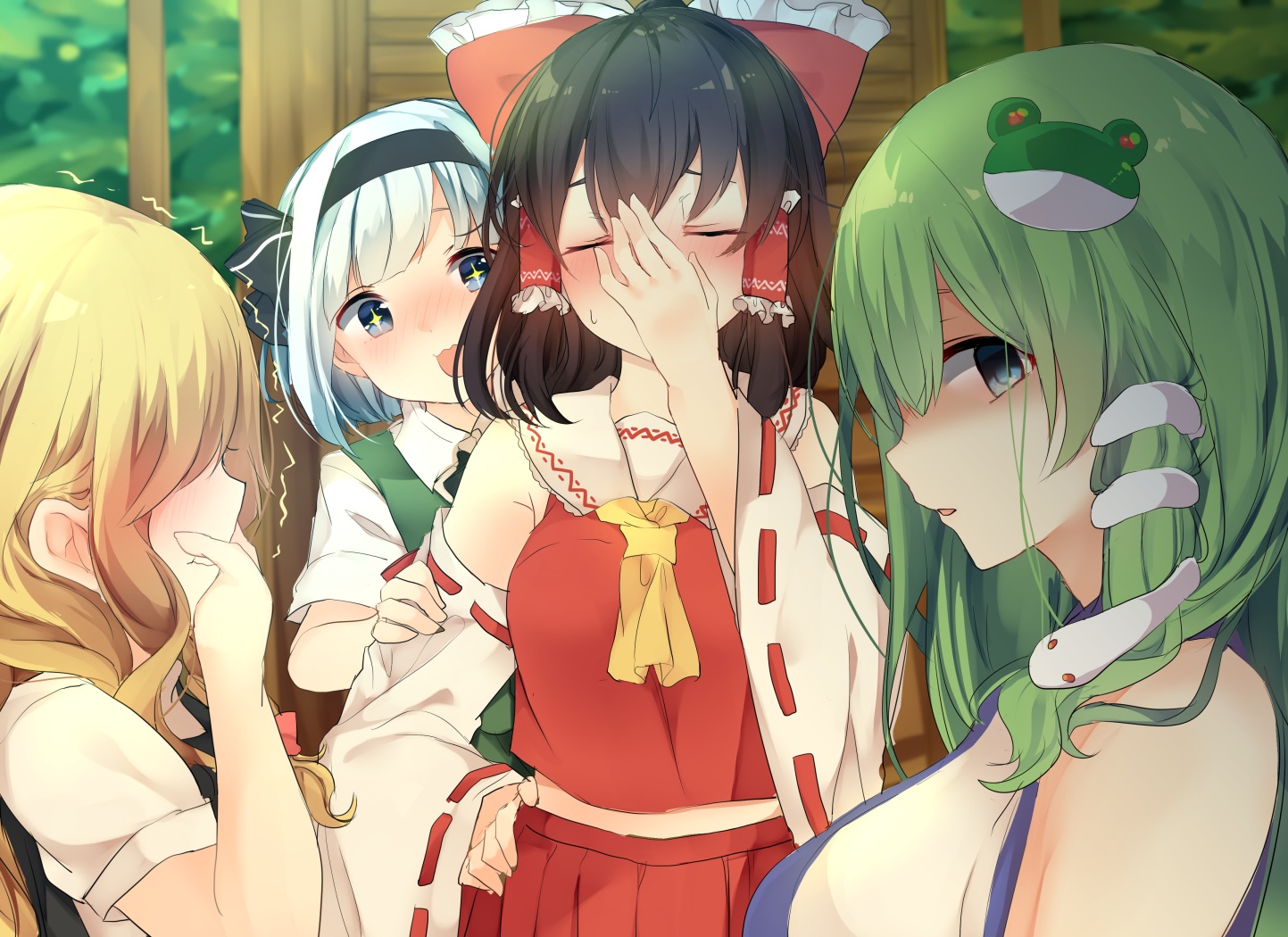 group, hakurei_reimu, karasusou_nano, kirisame_marisa, kochiya_sanae, konpaku_youmu, touhou