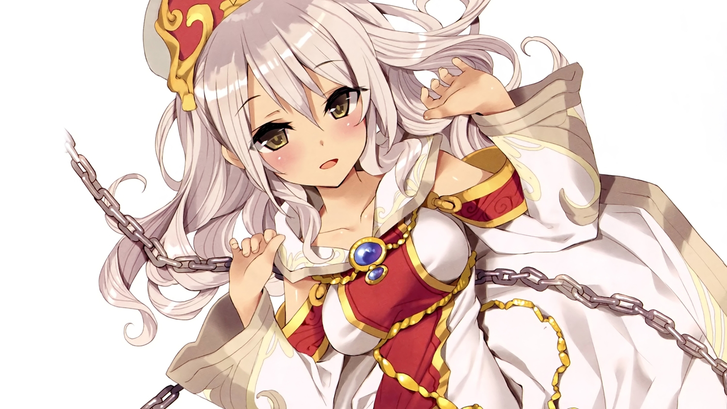 blush, cropped, isekai_maou_to_shoukan_shoujo_no_dorei_majutsu, jpeg_artifacts, lumachina_weselia, scan, tsurusaki_takahiro