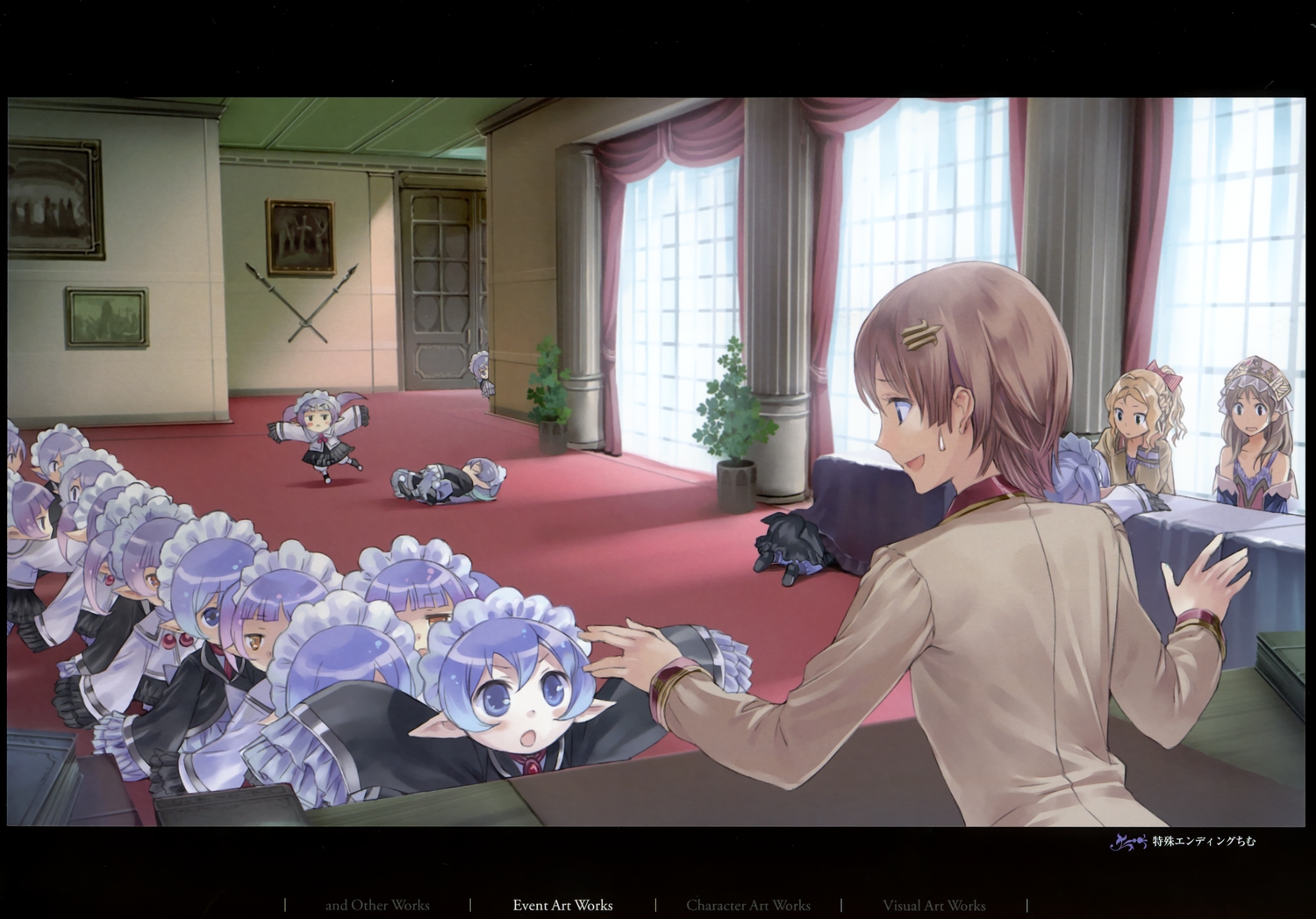 atelier, atelier_rorona, atelier_totori, cordelia_von_feuerbach, filly_erhard, kishida_mel, pointed_ears, scan