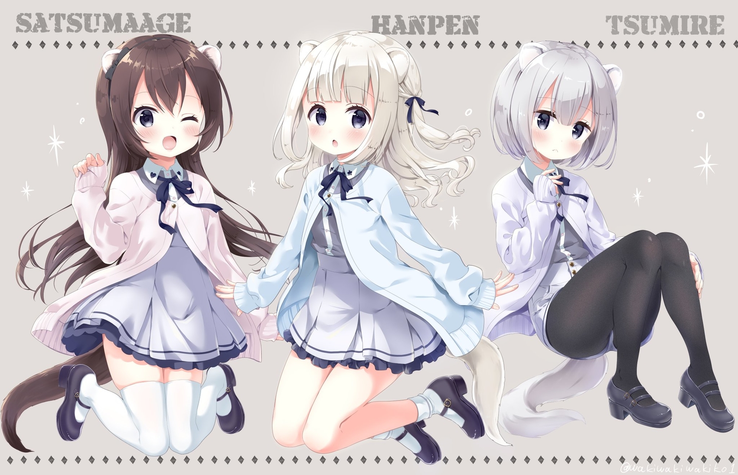 animal_ears, loli, neki_(wakiko), original, tail, thighhighs