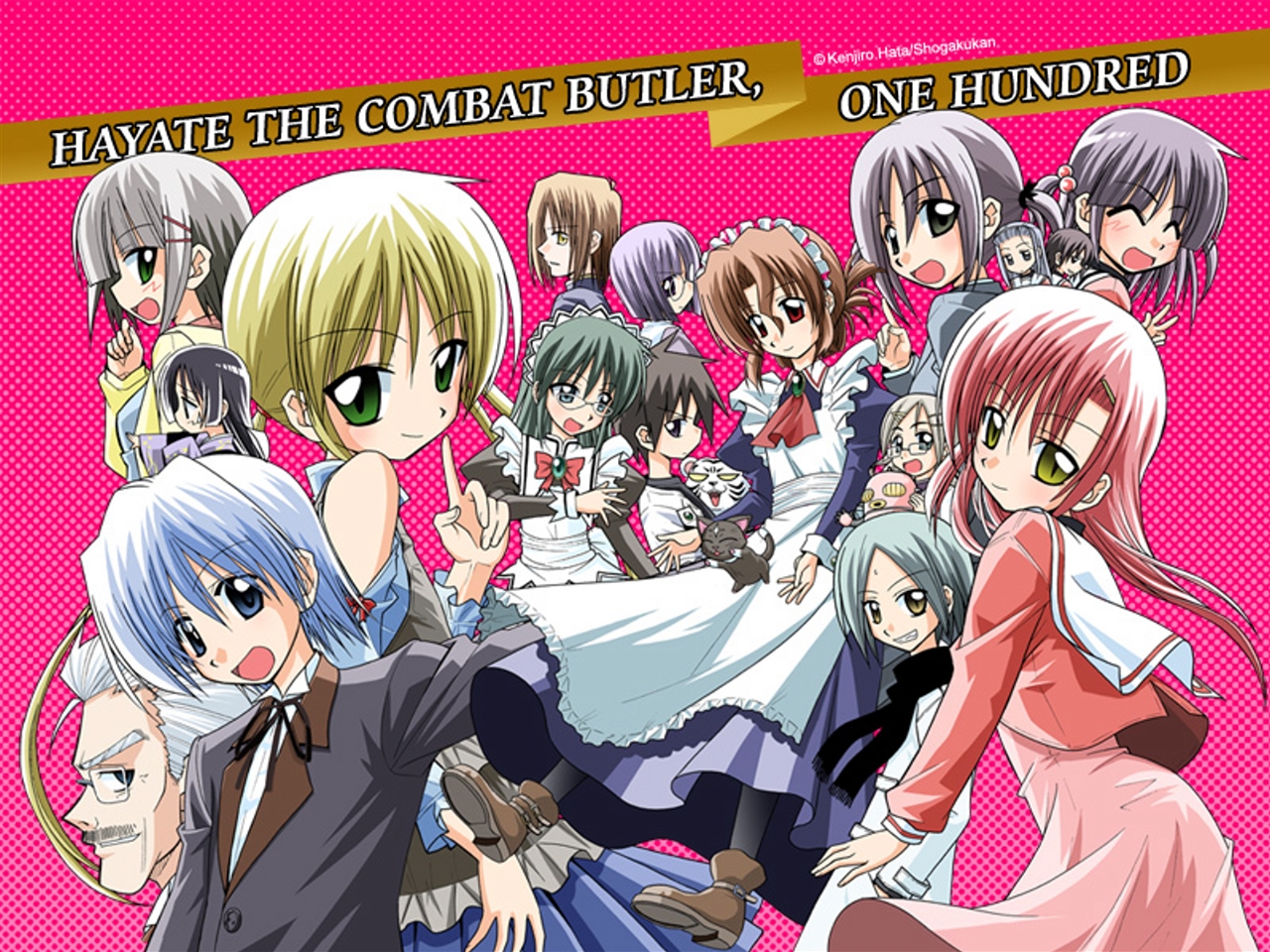 aizawa_sakuya, ayasaki_hayate, eight, hayate_no_gotoku, katsura_hinagiku, katsura_yukiji, klaus, makimura_shiori, male, maria_(hayate_no_gotoku), nishizawa_ayumu, saginomiya_isumi, sanzenin_nagi, sonia_shaflnarz, tachibana_wataru, tachibana_wateru, tama