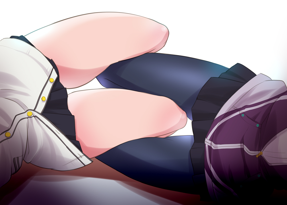 2girls, kanoe, pantyhose, school_uniform, shinjou_akane, skirt, ssss.gridman, takarada_rikka