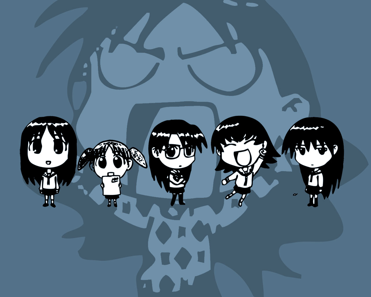 azumanga_daioh, kasuga_ayumu, mihama_chiyo, mizuhara_koyomi, sakaki, takino_tomo, tanizaki_yukari