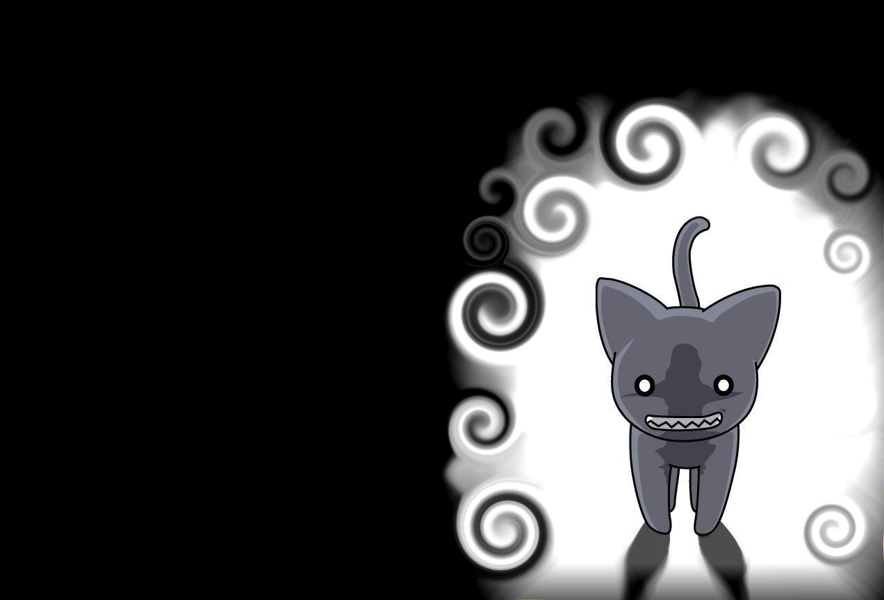 azumanga_daioh, black, kamineko