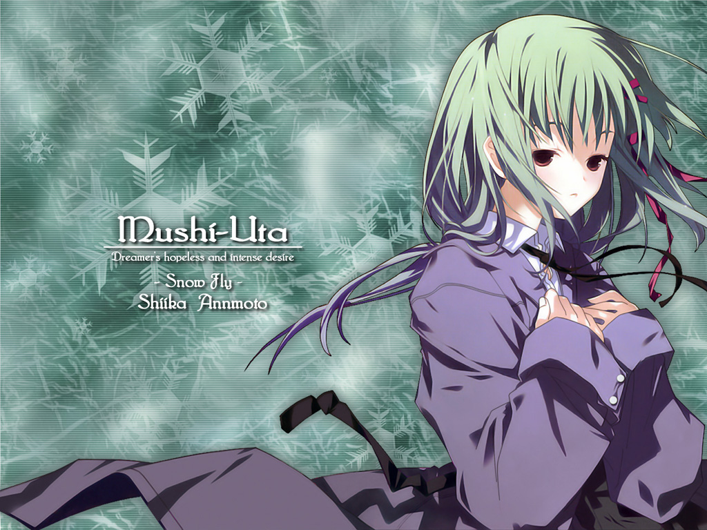 anmoto_shiika, green_hair, mushiuta