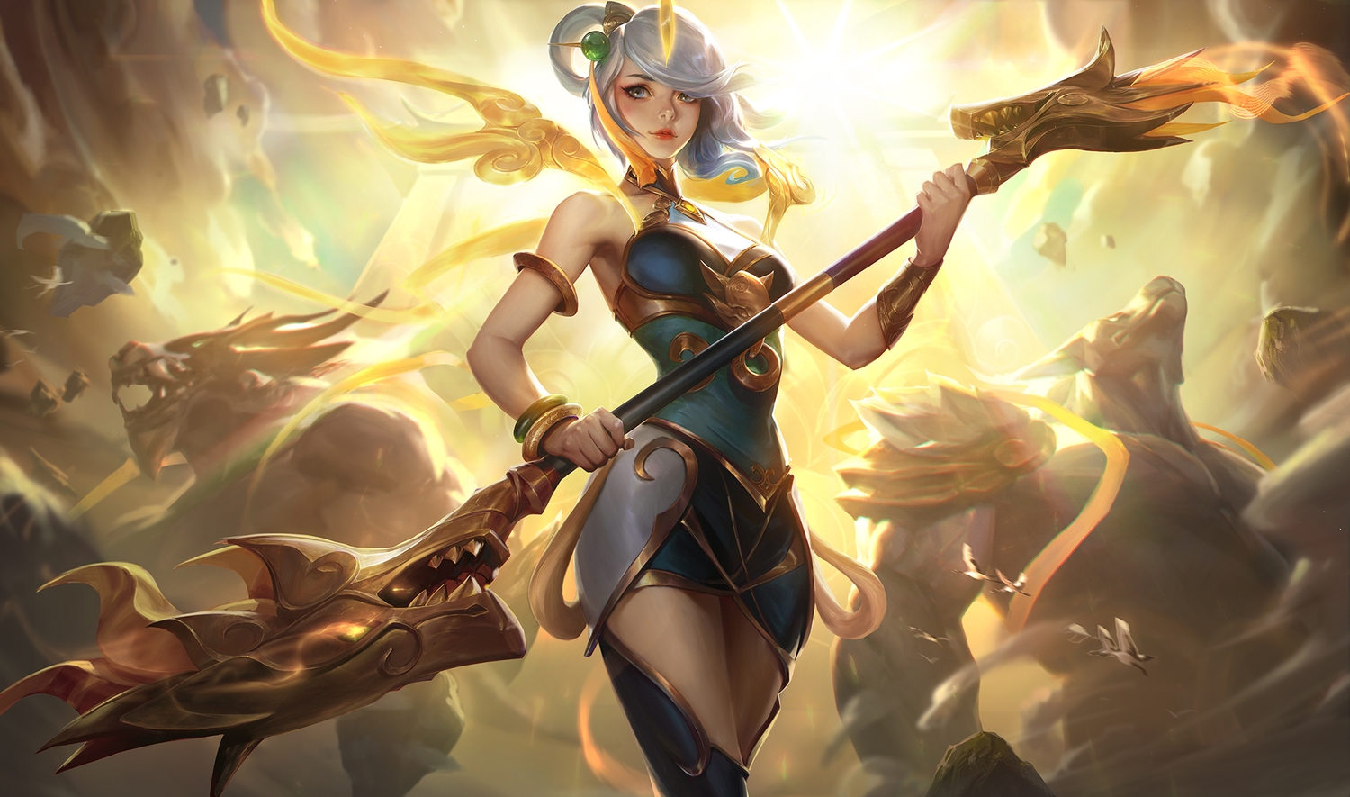 crowgod, league_of_legends, luxanna_crownguard