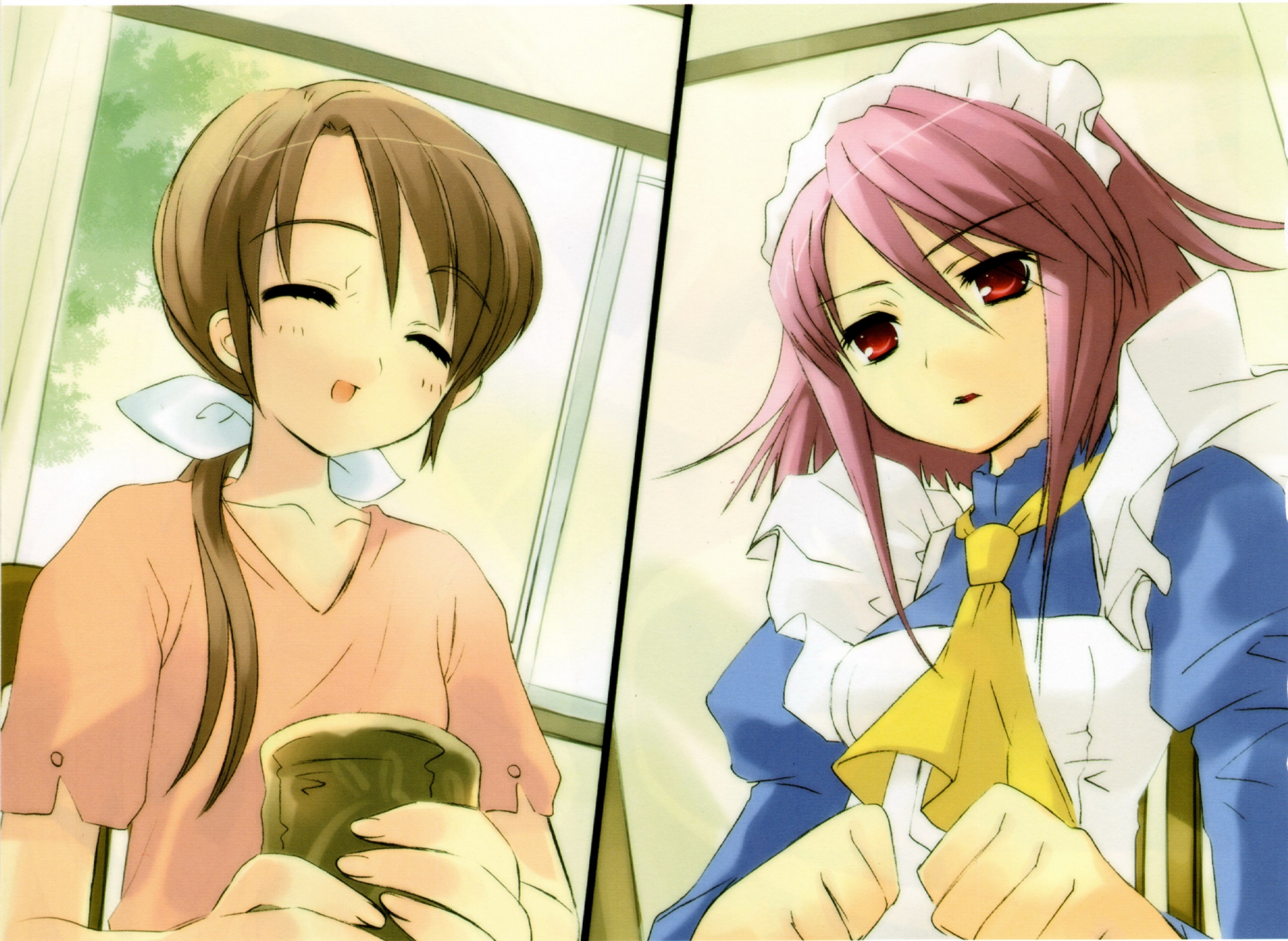 maid, sakai_chigusa, shakugan_no_shana, wilhelmina_carmel