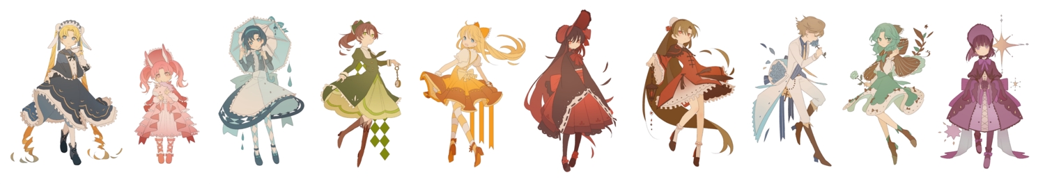 aino_minako, chibiusa, goth-loli, hino_rei, japanese_clothes, kaiou_michiru, kino_makoto, lolita_fashion