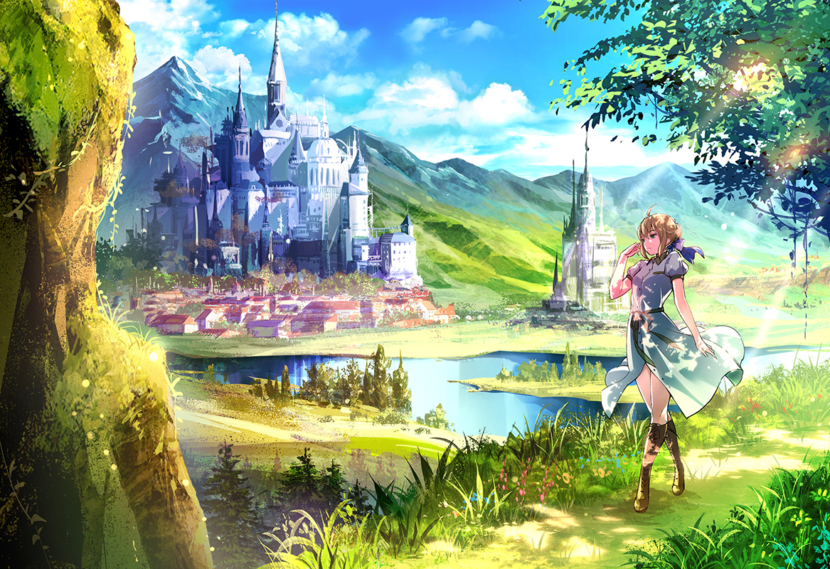 artoria_pendragon_(all), building, fate_(series), fate/stay_night, saber, scenic, suishougensou
