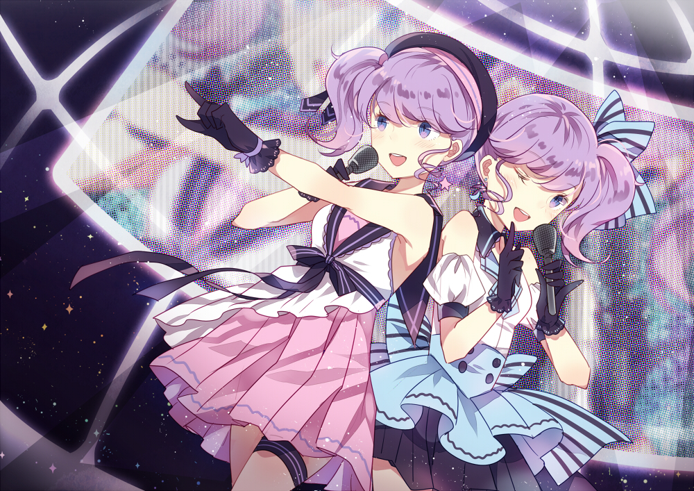 2girls, dj_max, domotolain, nina_klatt, seha_klatt, twins