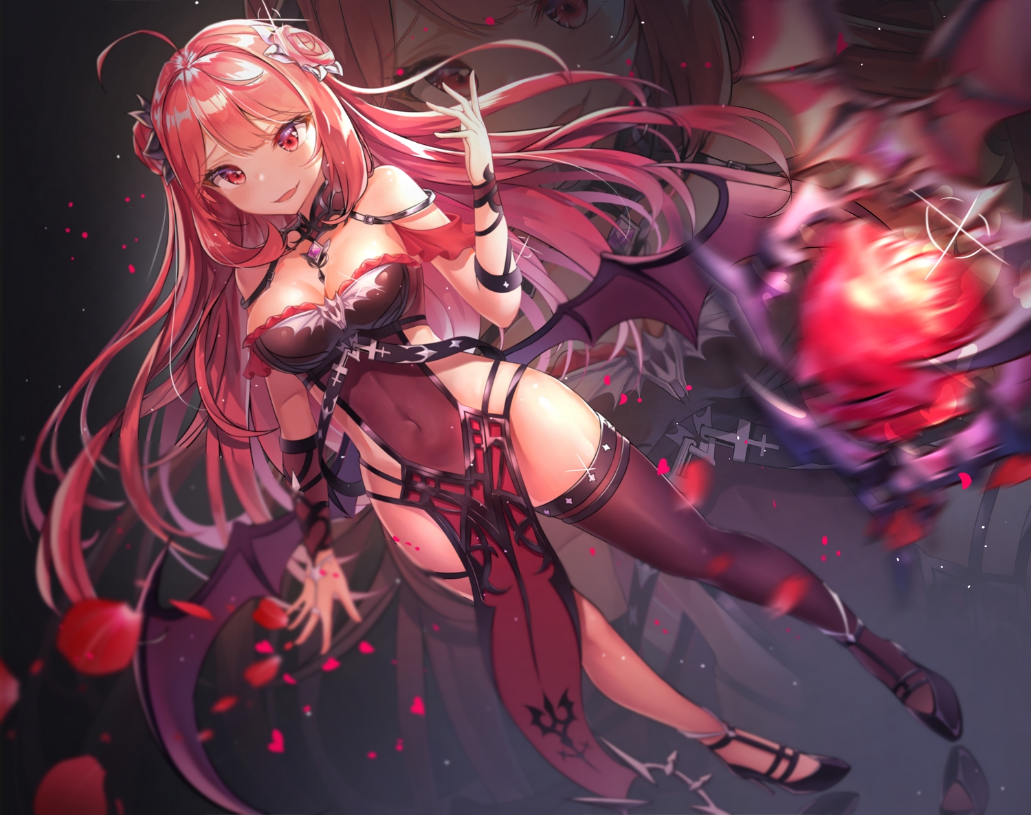 demon, erze_(king's_raid), king's_raid, mecha_(alswp), succubus, zoom_layer