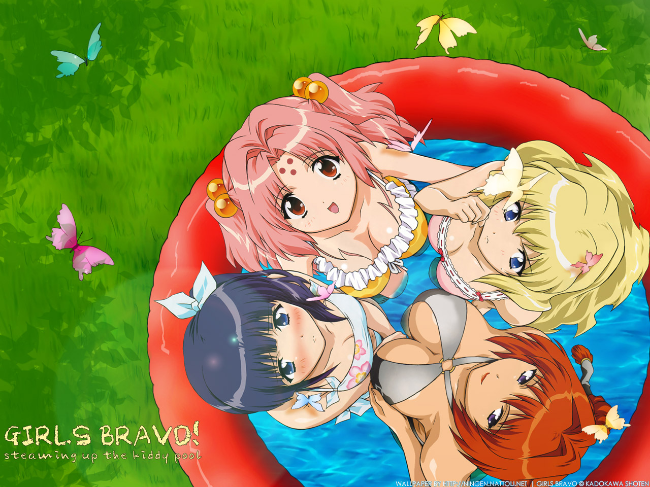 fukuyama_lisa, girls_bravo, koyomi_hare_nanaka, maharu_sena_kanaka, swimsuit